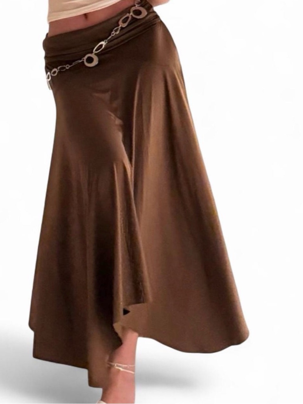Chocolate brown maxi skirt 🤎